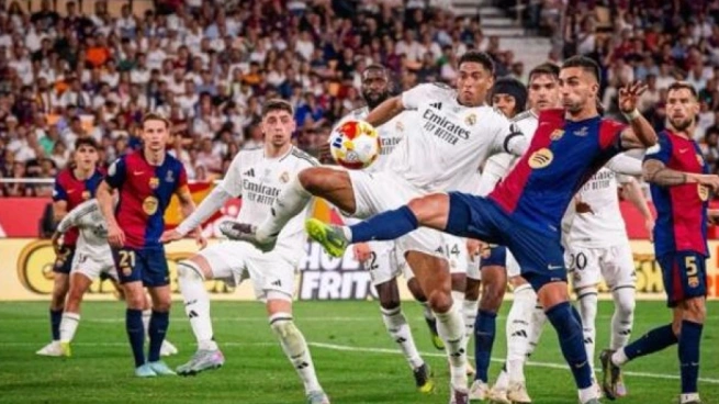 تشكيلة برشلونة وريال مدريد
