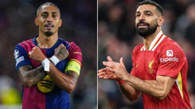 رافينيا يدعم محمد صلاح للفوز بالكرة الذهبية