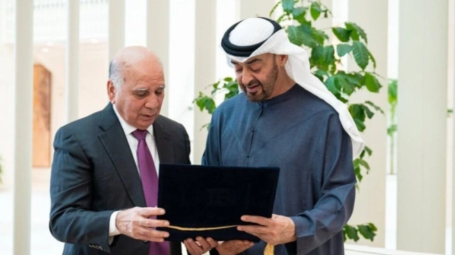 سمو ولي العهد يستلم دعوة من الرئيس العراقي لحضور قمة بغداد