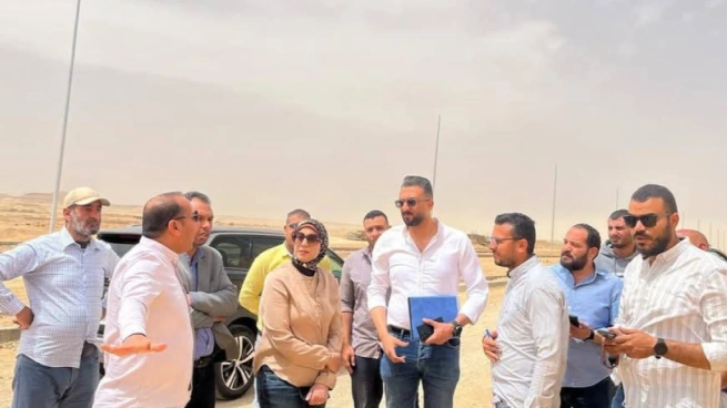 متابعة تقدم المشروعات العاجلة في مدينة السويس الجديدة