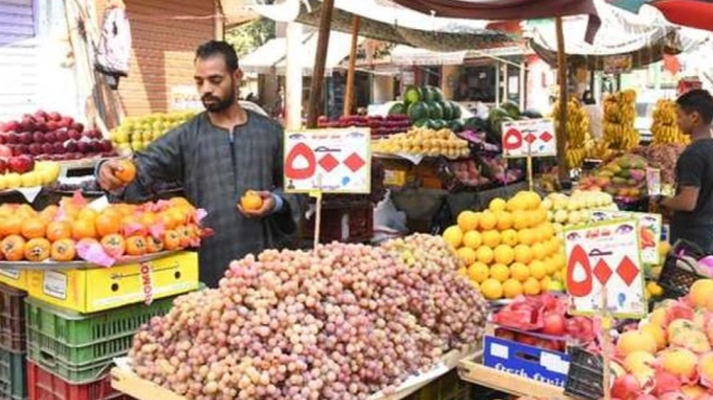 أسعار الخضروات والفاكهة في سوق العبور