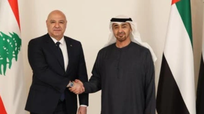 جوزيف عون في لقاء الشيخ محمد بن زايد كان فوق التوقعات