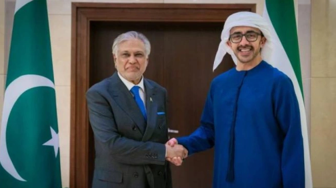 عبدالله بن زايد ووزير الخارجية الباكستاني